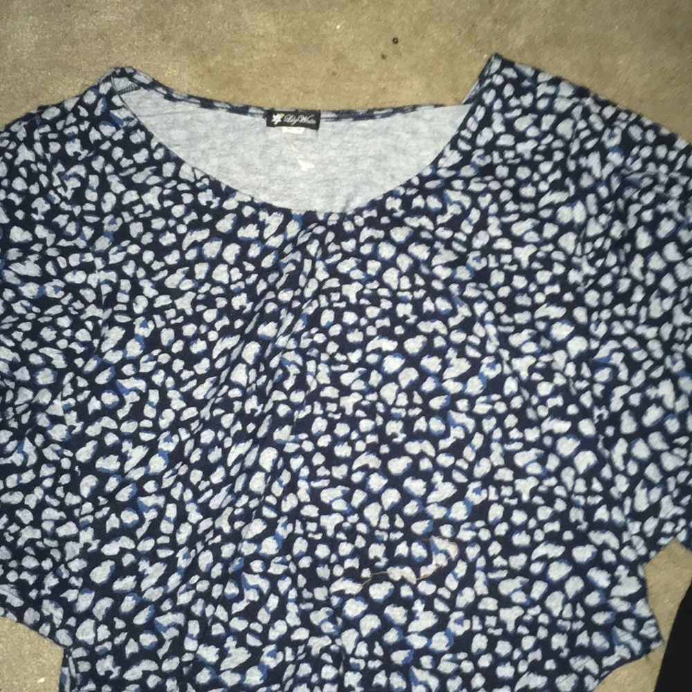 Lily White shirt in good condition.